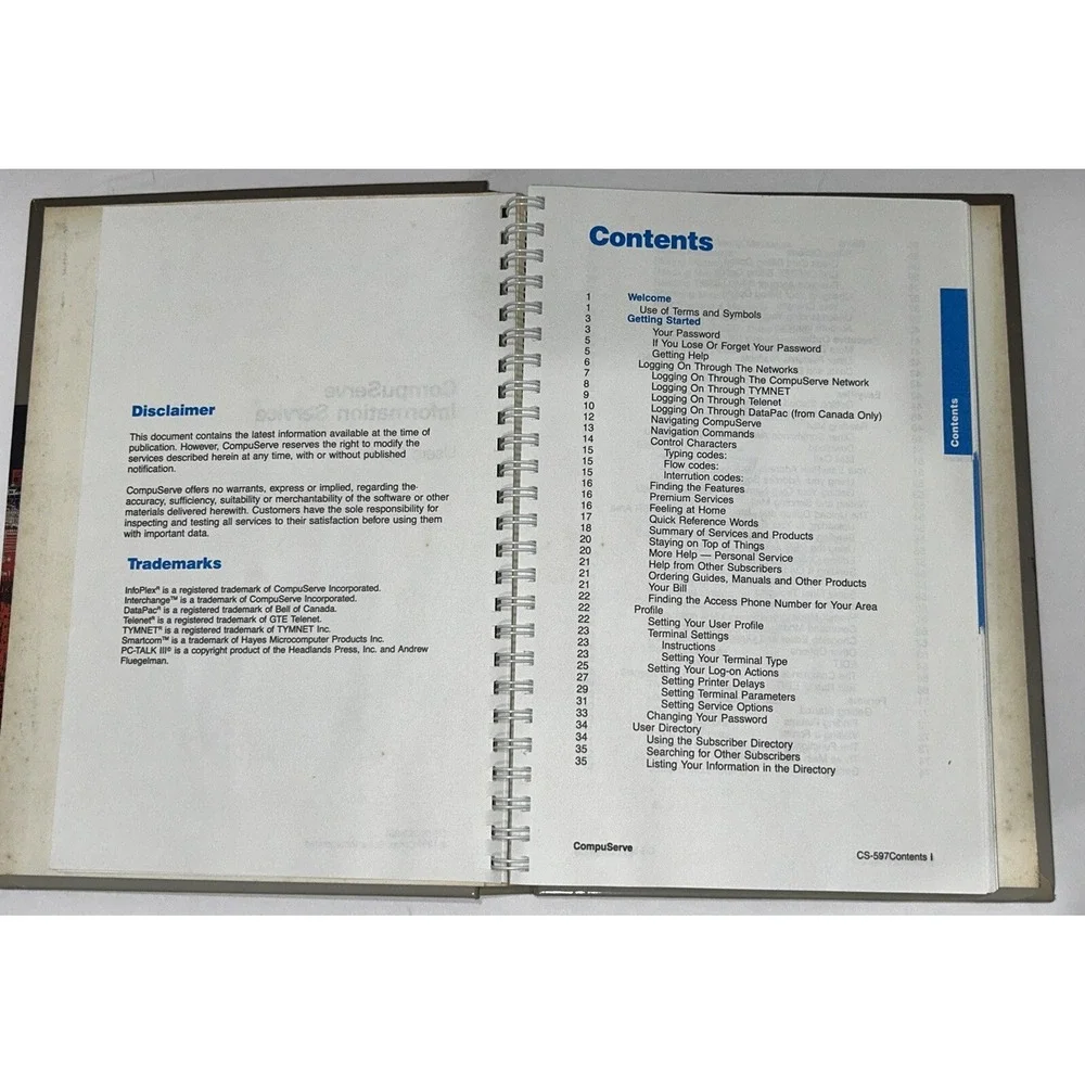 CompuServe Information Service User's Guide‎ Hard Cover 1985 Vintage RARE